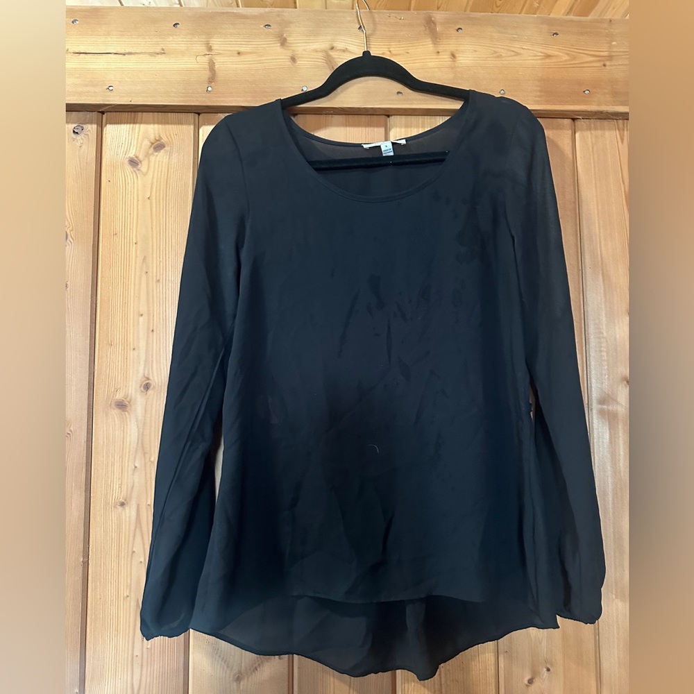Black White House black market blouse
